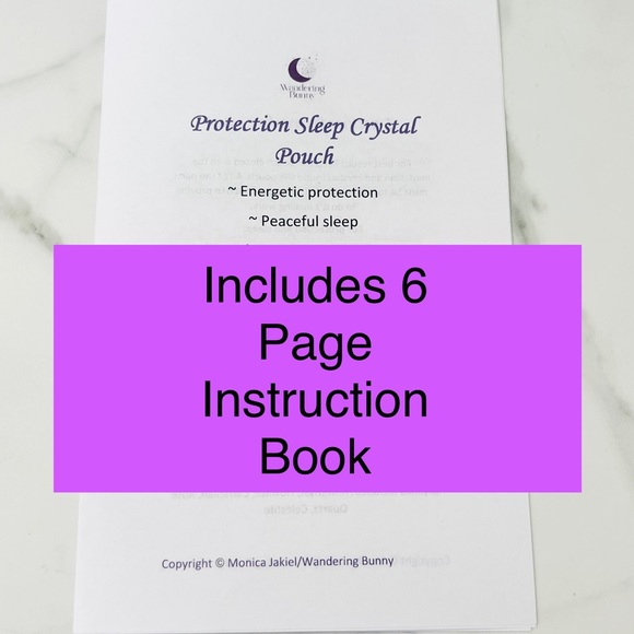 Protection and Sleep Crystal Set, Handmade by Wandering Bunny LLC - Picture 3 of 10